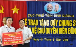 Cục thuế Bình Dương đóng góp hơn 1 tỷ đồng