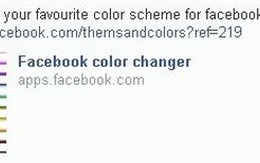 Cẩn trọng ứng dụng "đổi màu Facebook"