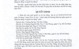 Ngưng vụ kiện ĐH Tôn Đức Thắng - GS Nguyễn Đăng Hưng