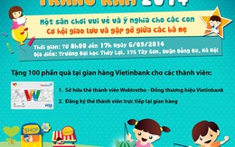 ​Trăm quà cho mẹ và bé cùng thẻ Vietinbank Webtretho