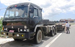 ​Bình Thuận tịch thu xe đầu kéo gắn biển đỏ giả