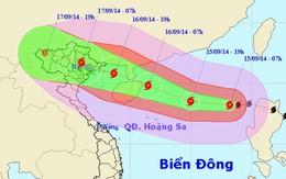 Bão số 3 còn mạnh thêm, biển động dữ dội