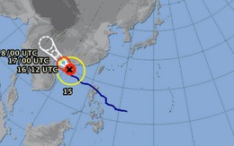 Trưa nay tâm bão vào vùng biển bắc vịnh Bắc bộ