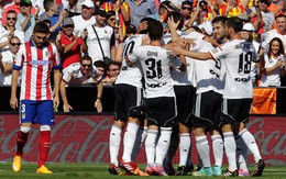 Atletico Madrid trắng tay tại Mestalla