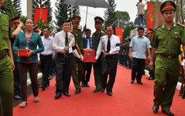 Truy điệu, an táng 36 liệt sĩ hi sinh tại căn cứ Hoàng Diệu