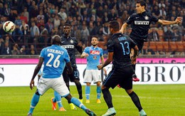 Inter Milan kịch tính cầm hòa Napoli