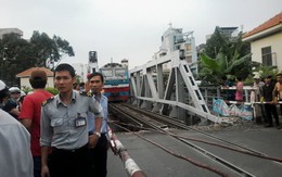 Tàu phải dừng khẩn cấp vì người nằm giữa đường ray