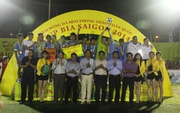 Đội Family FC vô địch cúp Bia Sài Gòn khu vực Hà Tĩnh