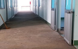 Bệnh viện mới xây đã nát do vữa không đạt chất lượng