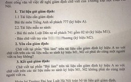 Có dấu hiệu nhờ thi hộ, một thí sinh từ đỗ hóa trượt