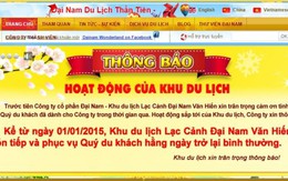 Khu du lịch Đại Nam hết miễn phí