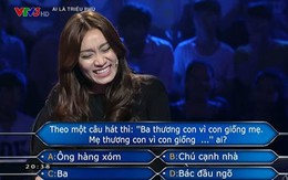 Câu hỏi Ai là triệu phú: "thiếu cẩn trọng" hay "vui thôi mà"?