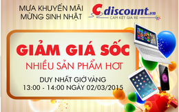 ​Cdiscount.vn: Sinh Nhật Vàng – Ngập Tràn Khuyến Mãi