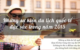 Những sự kiện du lịch quốc tế đặc sắc năm 2015