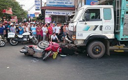 Tạm giữ hình sự lái xe tải vụ hai tai nạn một địa điểm