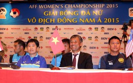 Tuyển nữ VN đặt mục tiêu vô địch Giải Đông Nam Á 2015