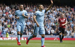 Aguero "tiễn" QPR xuống hạng