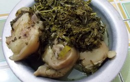 Lên Phú Thọ ăn canh rau sắn muối chua