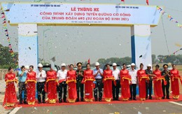 ​Thông xe tuyến đường cơ động phục vụ an ninh quốc phòng