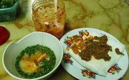 Hấp dẫn bánh cuốn trứng Lạng Sơn