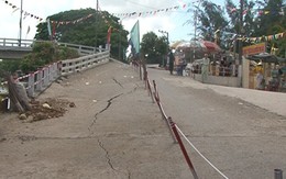 Cầu mới xây đã hư