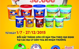 ​Chương trình khuyến mãi “Bật nắp trúng thưởng cùng Sơn TOA”.