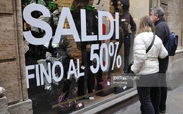 ​Nhiều lý do khiến người Italy bớt hào hứng với mùa giảm giá