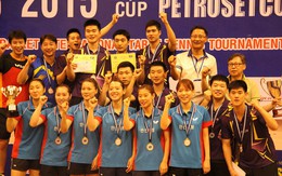 Hàn Quốc toàn thắng nội dung đồng đội Cây Vợt Vàng 2015