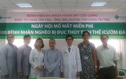 BVĐK Hoàn Mỹ Cửu Long mang ánh sáng cho người mù nghèo