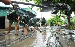 Huy động quân đội, công an khắc phục mưa lũ ở Quảng Ninh