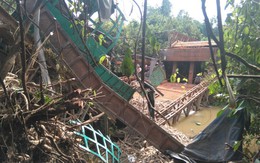 Cầu Đa Ha sập lần hai do quá tải