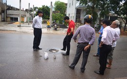 Lại xuất hiện mặt đường hỏng do hóa chất