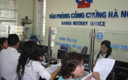 ​Tăng một số loại phí công chứng từ ngày 29-9
