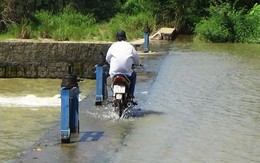 Vợ chồng trẻ trượt xe máy chết dưới đập nước “tử thần”