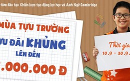 Ưu đãi 5 triệu đồng khóa Tinh thông Anh ngữ Adam Khoo