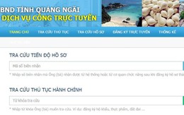 ​Quảng Ngãi triển khai dịch vụ công trực tuyến mức 3