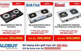 ​Bếp gas đôi Rinnai 595,000đ sốt hàng tại TP.HCM