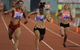 Đội nữ tiếp sức 4x100m Hà Nội bị tước HCV vì phạm quy
