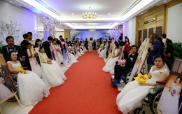 40 cặp đôi khuyết tật lộng lẫy chung đêm hạnh phúc ​20-10