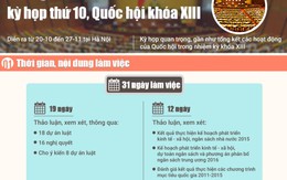 Kỳ họp thứ 10, Quốc hội khóa XIII quyết những gì?