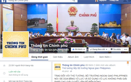 Mới ra 1 ngày, trang “thông tin Chính phủ” trên facebook bị “nhái”