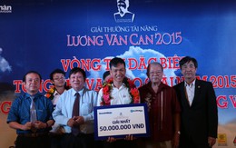 Nguyễn Đức Máy: giải nhất tài năng Lương Văn Can 2015