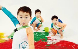 Xem clip nhóc tì sinh ba Daehan Minguk Manse "đốn tim" khán giả