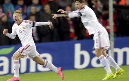 Kleinheisler giúp Hungary có lợi thế lớn trước Na Uy