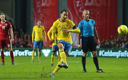 Ibrahimovic tỏa sáng mang vé dự VCK Euro 2016 cho Thụy Điển