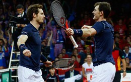 Điểm tin sáng 29-11: Anh em nhà Murray giúp Anh dẫn Bỉ 2-1 ở Davis Cup