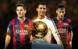 Messi, Ronaldo và Neymar tranh Quả bóng vàng FIFA 2015