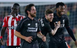 Sturridge dẫn dắt Liverpool lội ngược dòng hạ Southampton 6-1