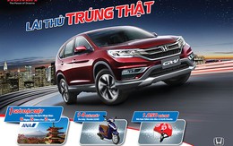 ​“Lái thử, trúng thật” bộ ba sản phẩm ô tô Honda mới nhất