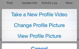 Trải nghiệm thay avatar bằng video trên facebook